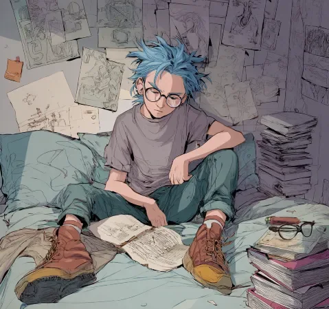 汗汗漫画按题材整理的漫画封面墙示意